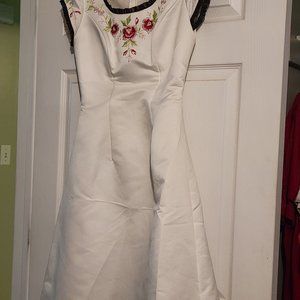 Short sleeved Prom Dress